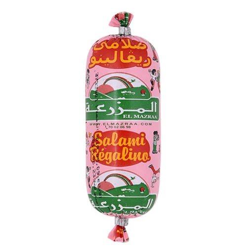 Mini Turkey Salami Rigalinou  EL MAZRAA سلامي ريقالينو المزرعة courses en ligne supermarché vente en ligne produits alimentaires livraison Gabes Tunisie charcuterie volaille
