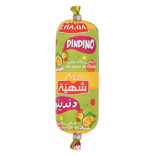 Mini Salami de Dinde Dindino CHAHIA ميني سلامي ديندينو شهية courses en ligne supermarché vente en ligne produits alimentaires livraison charcuterie Gabes Tunisie
