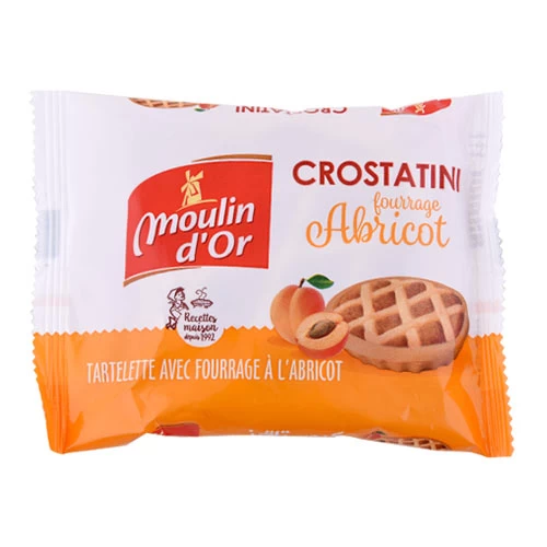 Crostatini Abricot Moulin d'or 65Gr كروستاتيني مشمش 65غ Courses en ligne Gabes Tunisie supermarché en ligne Gabes Tunisie vente en ligne Gabes Tunisie livr