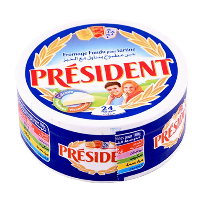 Fromage fondu PRESIDENT 24 portions جبن مطبوخ 24 مثلث بريزيدان Courses en ligne Gabes Tunisie supermarché en ligne Gabes Tunisie vente en ligne Gabes Tunis