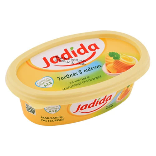 Margarine JADIDA 100Gr مرغرين جديدة 100غ Courses en ligne Gabes Tunisie supermarché en ligne Gabes Tunisie vente en ligne Gabes Tunisie livraison à domicil