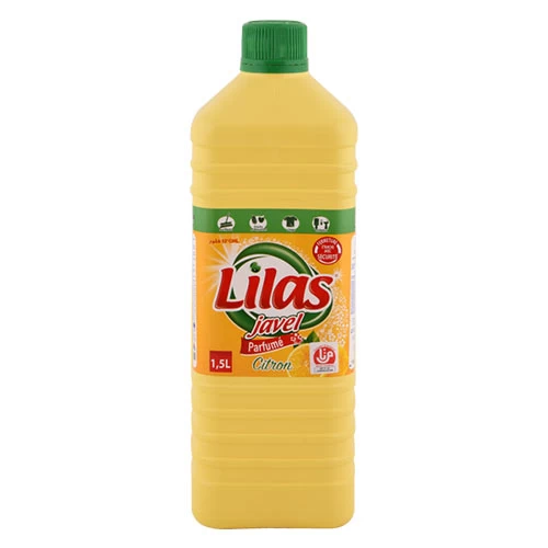 livraison Eau de javel parfumée Citron LILAS 1.5L جافال ليلاس ليمون 1.5 لتر Courses en ligne Gabes Tunisie supermarché en ligne Gabes Tunisie
