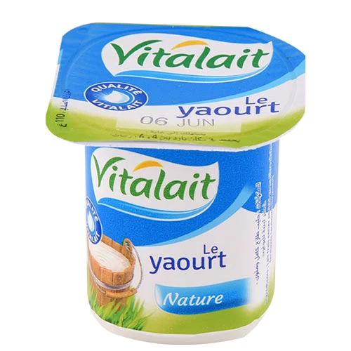 Yaourt Nature VITALAIT 110Gr ياغرت طبيعي فيتالي 110 جرام Courses en ligne Gabes Tunisie supermarché en ligne Gabes Tunisie vente en ligne Gabes Tunisie liv