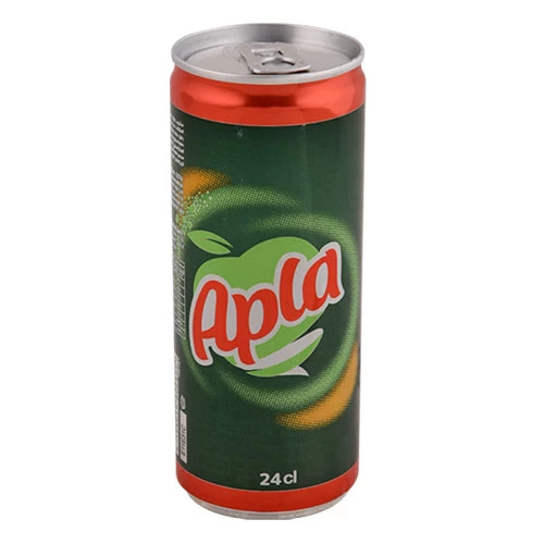 Boisson Gazeuse Canette APLA Pomme 24cl أبلا علبة تفاح 24 سل supermarché vente en ligne livraison produits alimentaires boissons gazeuses apla boite Gabes Tunisie