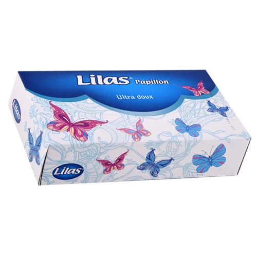 Distributeur de Mouchoirs Ultra Doux LILAS 100 pièces موزع مناديل ناعمة ليلاس 100 قطعة supermarché épicerie vente courses en ligne livraison produits papier Distributeur de Mouchoirs lilas tu