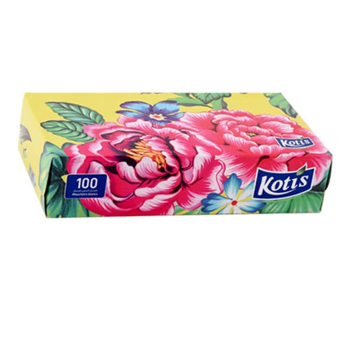 Distributeur de Mouchoirs Rouge KOTIS 100 pièces موزع مناديل أحمر كوتيس 100 قطعة supermarché épicerie vente courses en ligne livraison produits Papiers Distributeur de Mouchoirs KOTIS Gabes G
