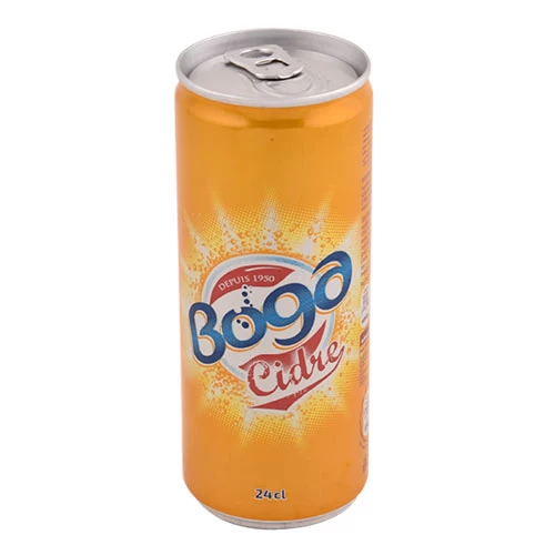 livraison Boisson gazeuse Canette BOGA Cidre 24cl علبة بوقا سيدر 24سل courses en ligne Gabes Tunisie supermarché vente en ligne livraison boissons gazeuses boga cidre canette boite Gabes Gr