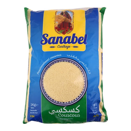 Couscous SANABEL CARTHAGE fin 1kg كسكسي سنابل قرطاج جيد 1كغ courses en ligne Gabes Tunisie supermarché vente epicerie en ligne Couscous SANABEL CARTHAGE fin Gabes Tuni