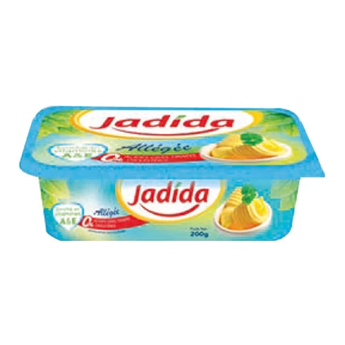 Margarine Allégée JADIDA 200GR مرغرين خفيفة جديدة 200 غرام supermarché vente en ligne livraison alimentation produits alimentaires Margarine JADIDA prix Gabes Tunisie