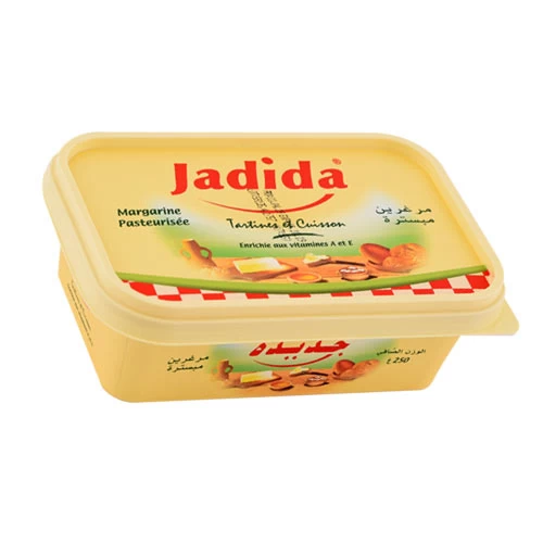 Margarine JADIDA 250Gr مرغرين جديدة 250 غرام supermarché vente en ligne livraison alimentation produits alimentaires Margarine JADIDA prix Gabes Tunisie