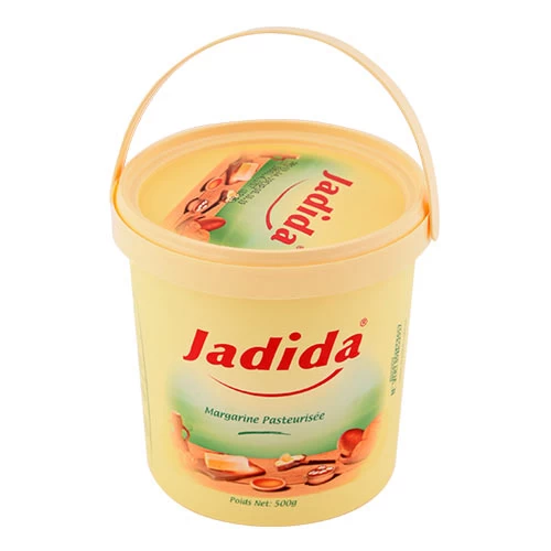 Margarine JADIDA Nature 500Gr مرغرين طبيعية جديدة 500 غرام supermarché vente en ligne livraison alimentation produits alimentaires Margarine JADIDA prix Gabes Tunisie