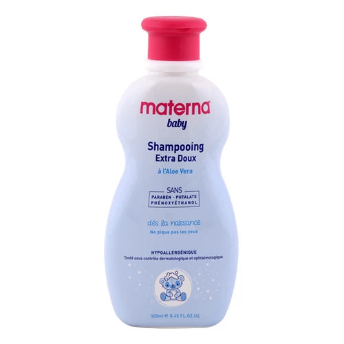 Shampooing bébé MATERNA 250ml شامبو للأطفال ماتيرنا 250 مل courses en ligne Gabes Tunisie supermarché vente epicerie en ligne livraison articles hygiène Shampooing bébé MATERNA Ga