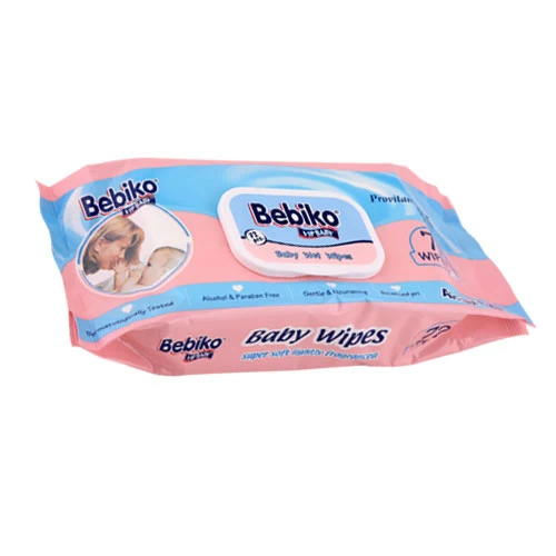 Lingettes bébé BEBIKO VIPBABY 72 pièces Rose - Provitamine B5 مناديل للأطفال 72 قطعة ورد - بروفيتامين ب5 بيبيكو courses en ligne Gabes Tunisie supermarché vente epicerie en ligne 