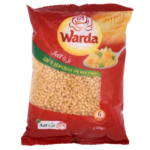Pâtes Fell N°0 500Gr LA ROSE BLANCHE مقرونة فل رقم0 500 غرام الوردة البيضاء