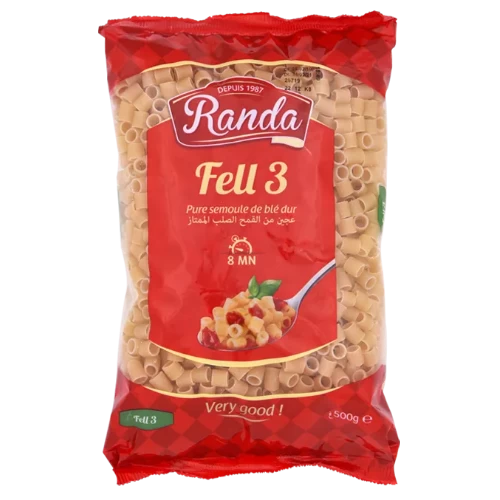 livraison livreur Pâte fell N°3 500Gr RANDA مقرونة فل رقم3 500 غرام رندة