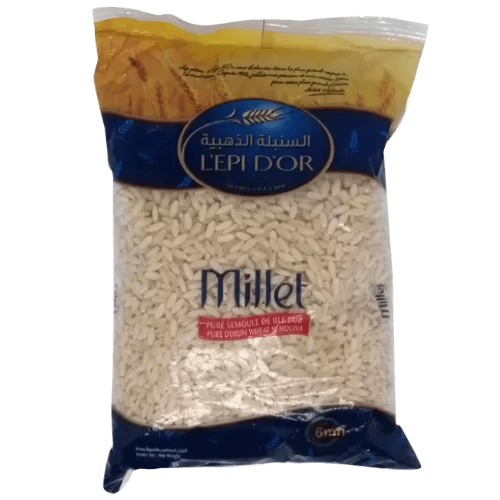 Pâte chorba millet L'EPI D'OR 500Gr شربة مفورة 500غرام السنبلة الذهبية