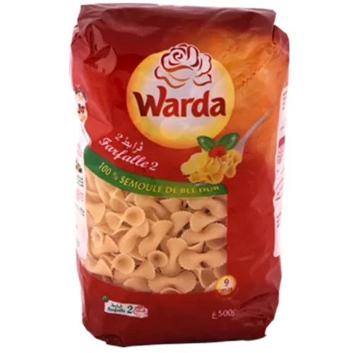 livraison Pâte farfalle 500Gr N°2 LA ROSE BLANCHE مقرونة قرابط رقم2 500غرام الوردة البيضاء livraison gabes