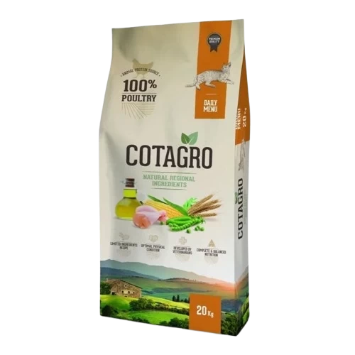 Croquettes COTAGRO Chat DAILY MENU 20Kg gabes كروكيت كوتاغرو للقطط الوجبة اليومية 20كغ