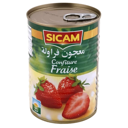 livraison gabes Confiture Fraise SICAM 470Gr معجون الفراولة سيكام 470غ épicerie en ligne gabes supermarché en ligne gabès tunisie