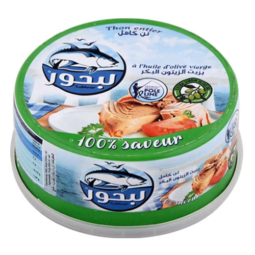 livraison Thon Entier Lebhour Huile d'Olive 160Gr تن كامل زيت زيتون البحور 160غ Courses en ligne Gabes Tunisie supermarché en ligne Gabes Tunisie vente en ligne Gabes Grand Tuni