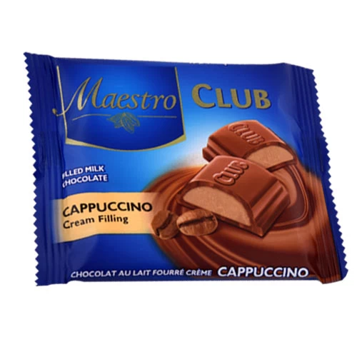 Chocolat MAESTRO CLUB cappuccino 45Gr شكلاطة كلوب مايسترو كابوتشينو 45غ Courses en ligne Gabes Tunisie supermarché en ligne Gabes Tunisie vente en ligne Gabes Grand Tu