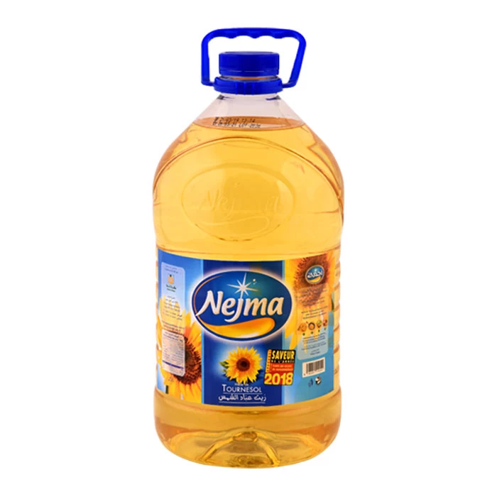 Huile de Tournesol NEJMA 5L زيت عباد الشمس نجمة 5ل Courses en ligne Gabes Tunisie supermarché en ligne Gabes Tunisie vente en ligne Gabes Tunisie livraison