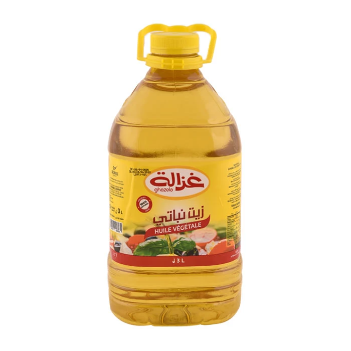 Huile Végétale GHAZELA 3L زيت نباتي غزالة 3ل Courses en ligne Gabes Tunisie supermarché en ligne Gabes Tunisie vente en ligne Gabes Tunisie livraison à dom