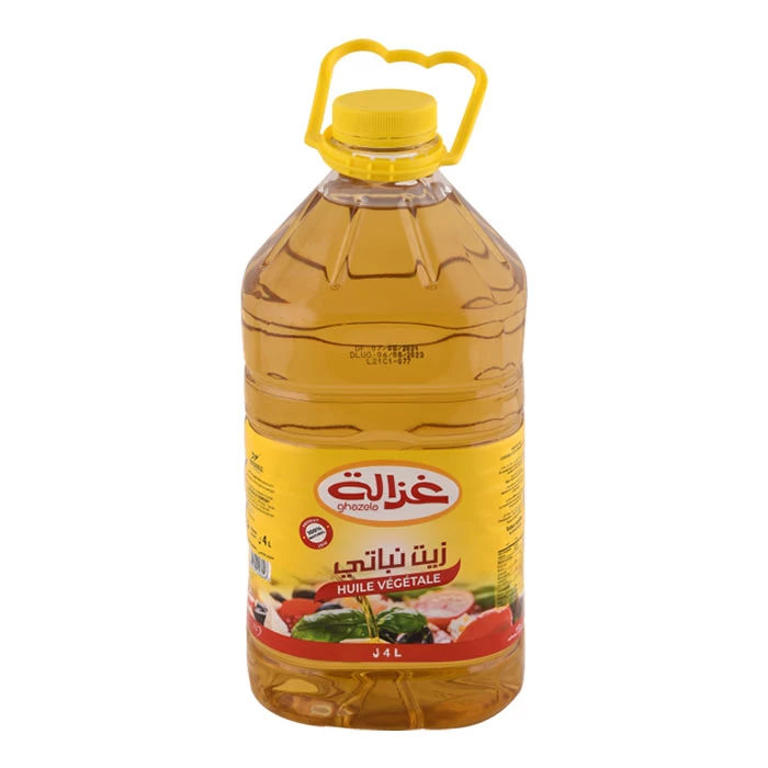 Huile Végétale GHAZELA 4L زيت نباتي غزالة 4ل https://magik.tn/produit/huile-vegetale-cristal-5l-ZONmaf produits alimentaires livraison huile végétale Gabes Tunisie