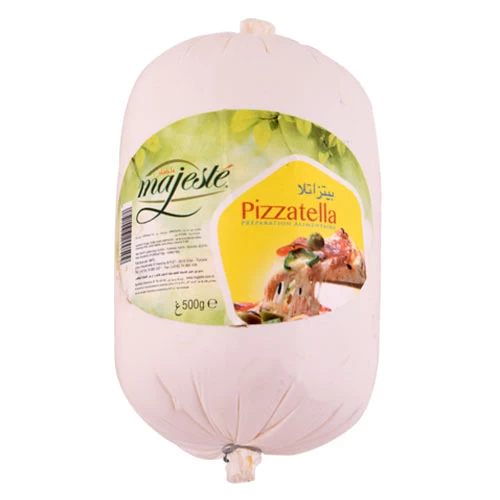 Préparation alimentaire à la mozzarella Pizzatella MAJESTE 500Gr مستحضر غذائي بالموزاريلا بيتزاتيلا ماجيستي 500 غرام courses en ligne Gabes Tunisie supermarché vente epicerie en l