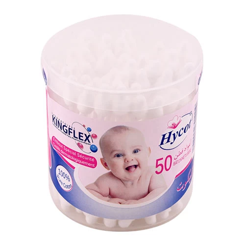 Coton Tige Bébé HYCOT 50 pièces أعواد قطنية للأطفال هيكوت 50 قطعة Courses en ligne Gabes Tunisie supermarché en ligne Gabes Tunisie vente en ligne Gabes Tu