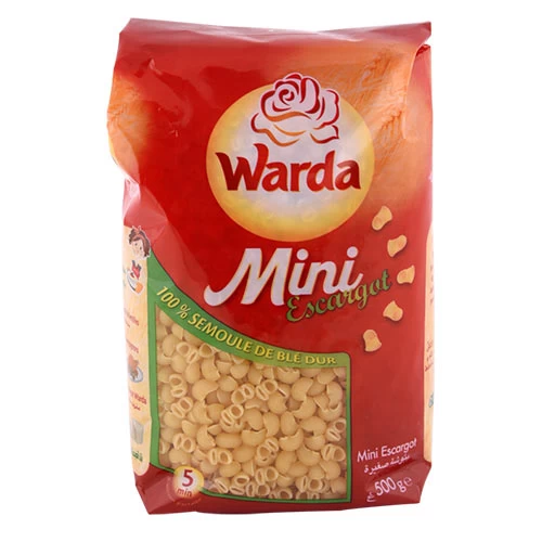 livraison Pâtes Mini Escargot babouch LA ROSE BLANCHE 500Gr مقرونة ميني بابوش 500 جرام الوردة البيضاء courses en ligne Gabes Tunisie supermarché vente en ligne livraison à domicile gabes