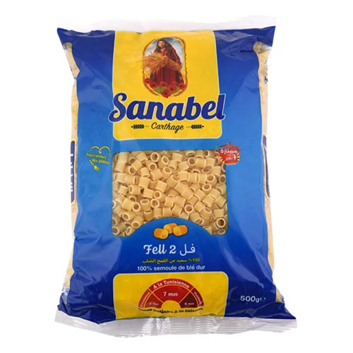 Pâtes Fell SANABEL CARTHAGE 500Gr N°2 مقرونة فل سنابل قرطاج 500 غرام رقم 2 courses en ligne Gabes Tunisie supermarché vente en ligne livraison à domicile alimentation pates fell S