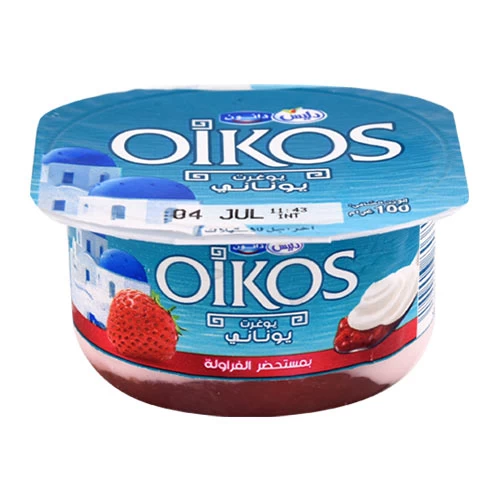 Yaourt à la Grecque Fraise DELICE DANONE 100Gr ياغرت يوناني بالفراولة 100 غرام ديليس دانون Courses en ligne Gabes Tunisie supermarché en ligne Gabes Tunisie vente en l