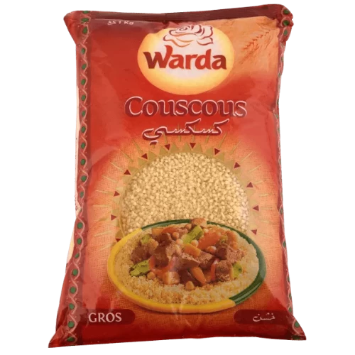 livraison Couscous gros 1Kg LA ROSE BLANCHE كسكسي خشين 1كغ الوردة البيضاء