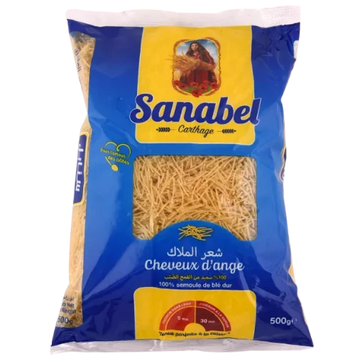 livraison Pâte cheveux d’ange 500Gr SANABEL CARTHAGE شعر الملاك 500غرام سنابل قرطاج livraison gabes