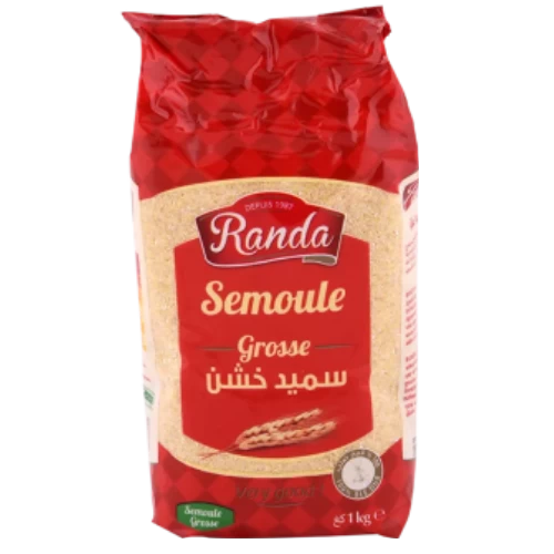 livraison Semoule grosse pasteurisée 1kg RANDA سميد خشين 1كغ رندة livraison gabes
